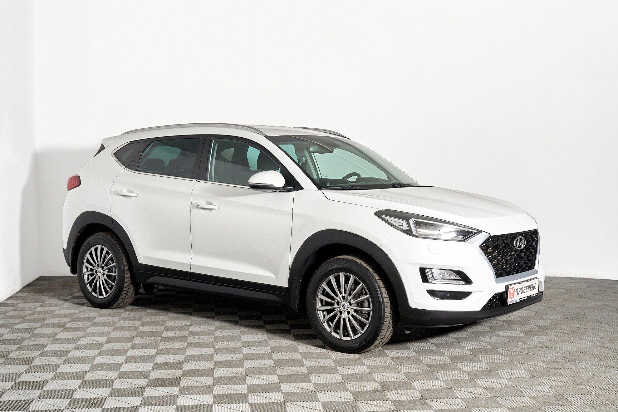 Hyundai Tucson 2018, белый