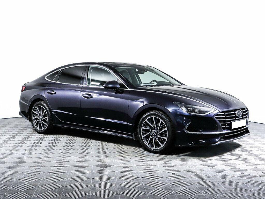 Hyundai Sonata 2021, синий