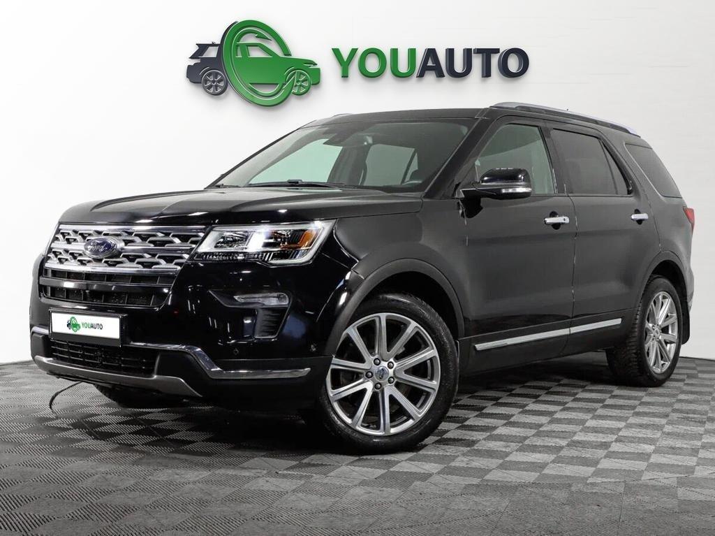 Ford Explorer 2018, черный