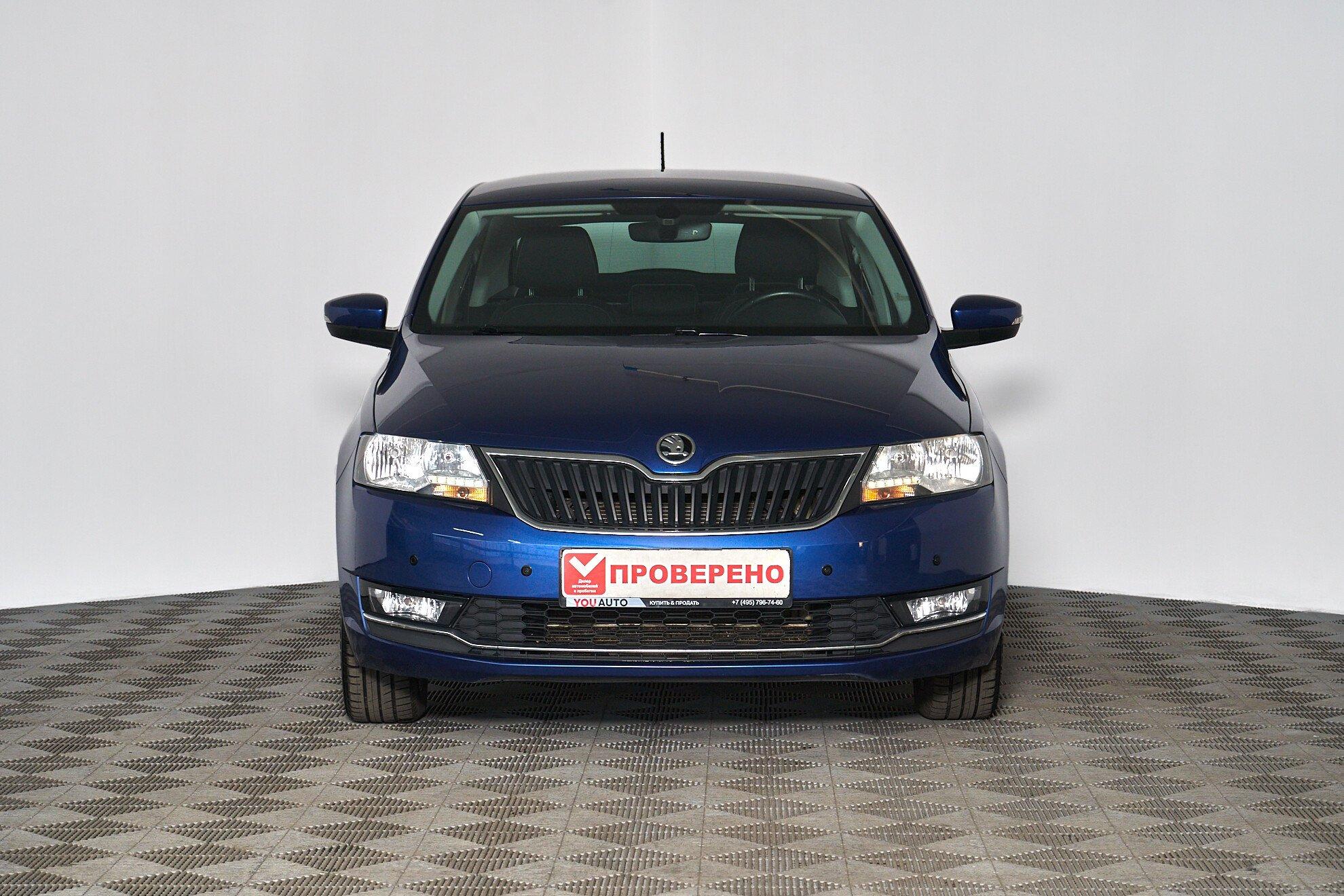Skoda Rapid 2018, синий