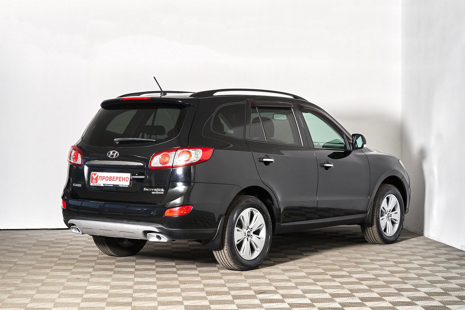 Hyundai Santa Fe 2012, черный