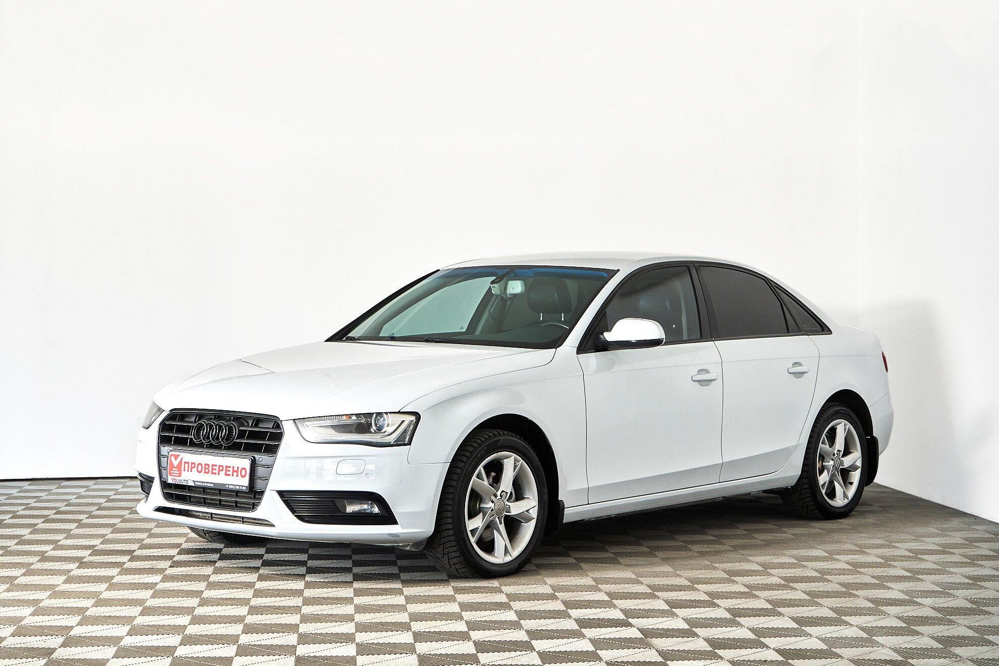 Audi A4 2014, белый