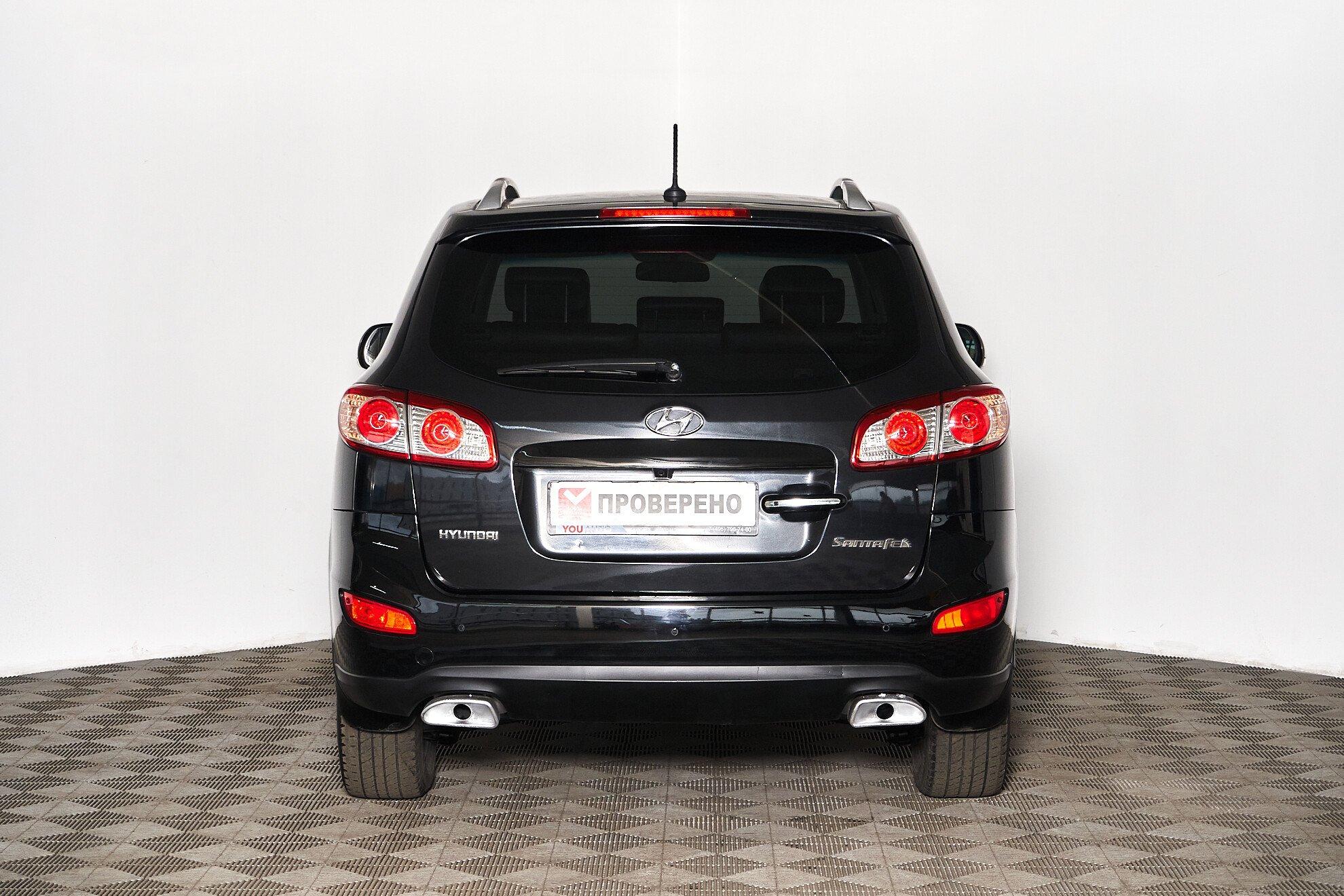 Hyundai Santa Fe 2011, черный