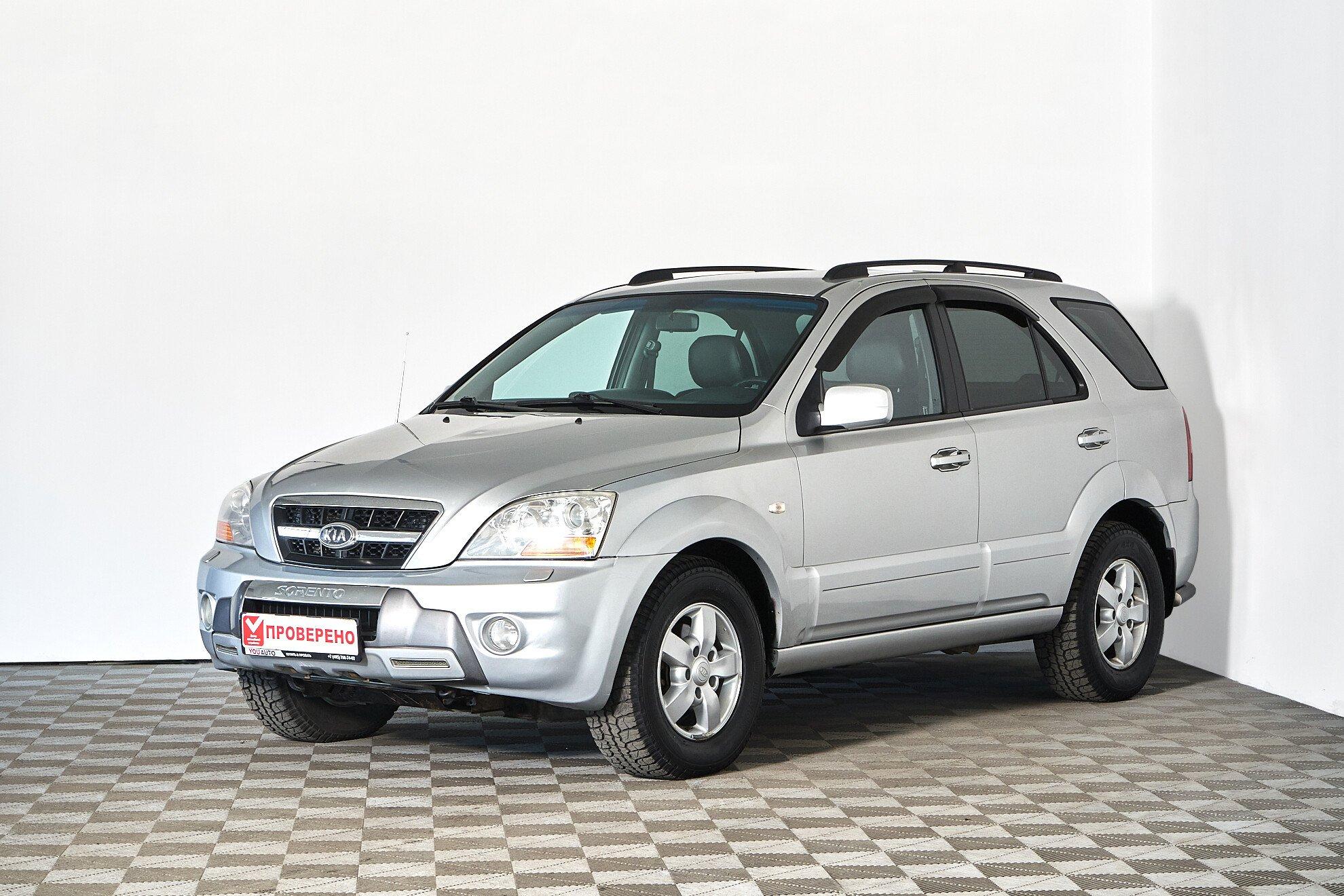 Kia Sorento 2008, серебряный