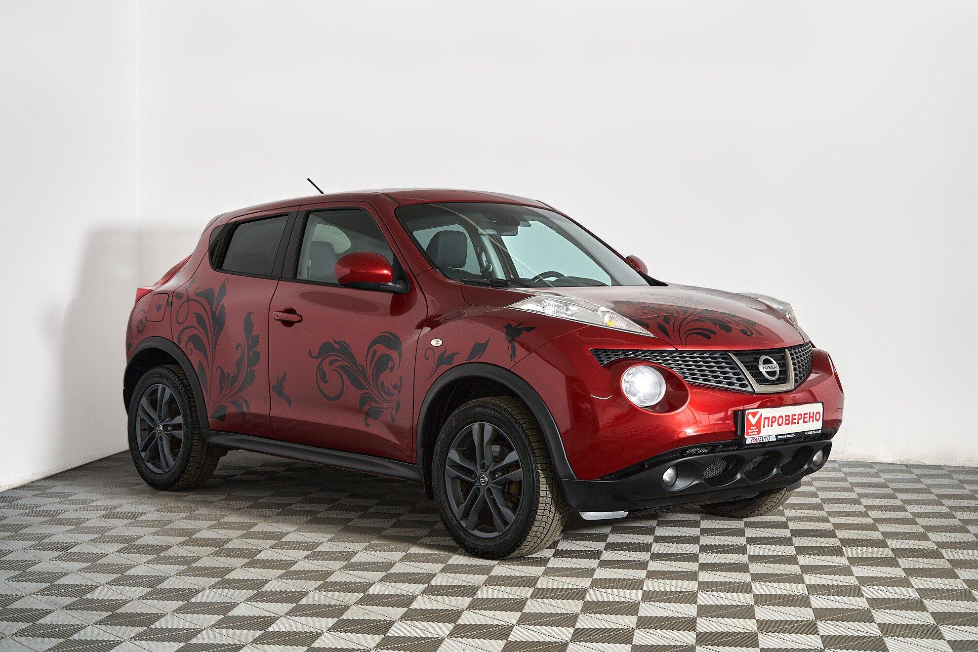 Nissan Juke 2014, красный