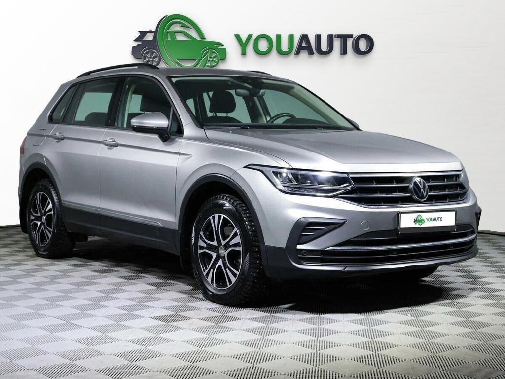 Volkswagen Tiguan 2020, серебряный