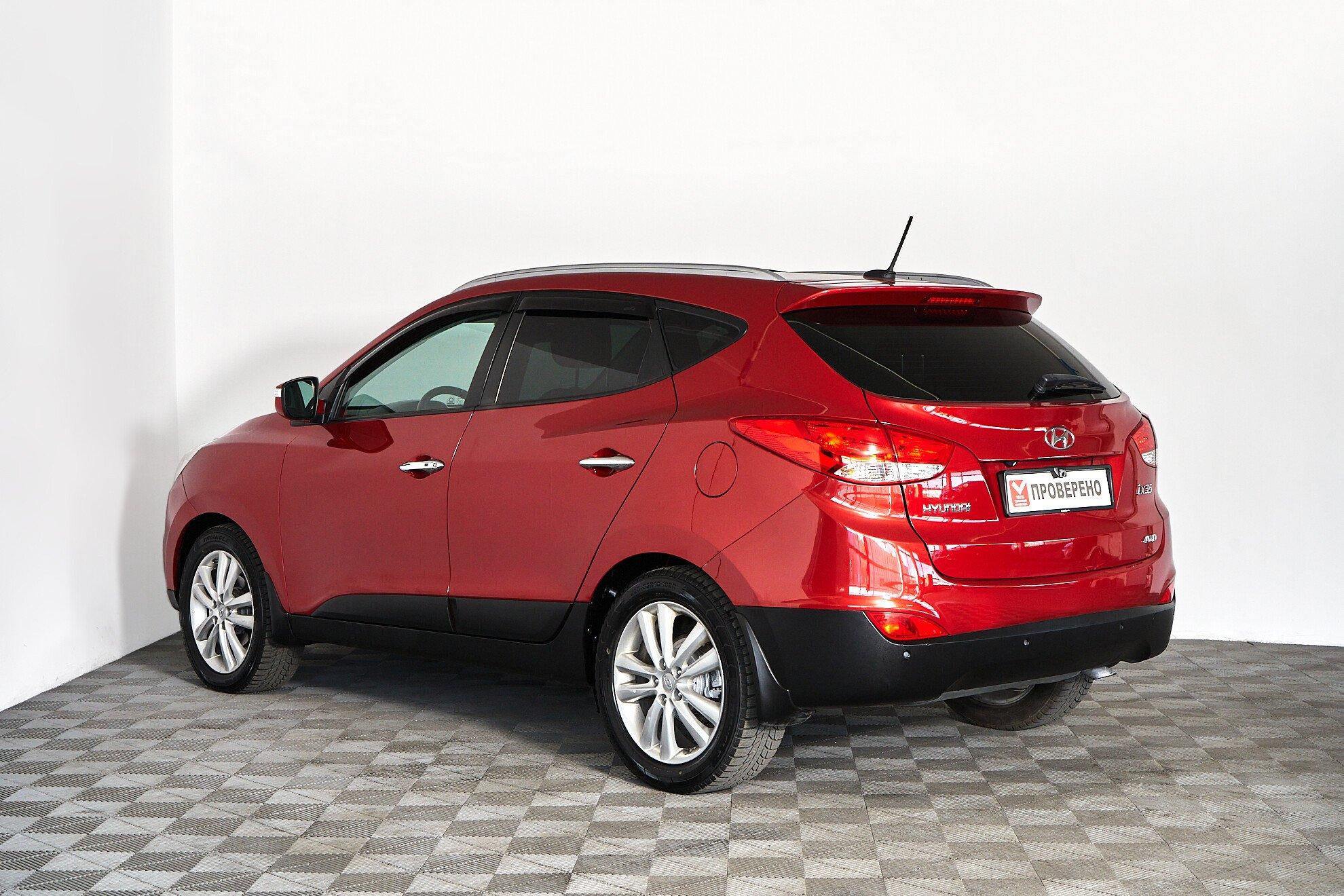 Hyundai ix35 2010, красный
