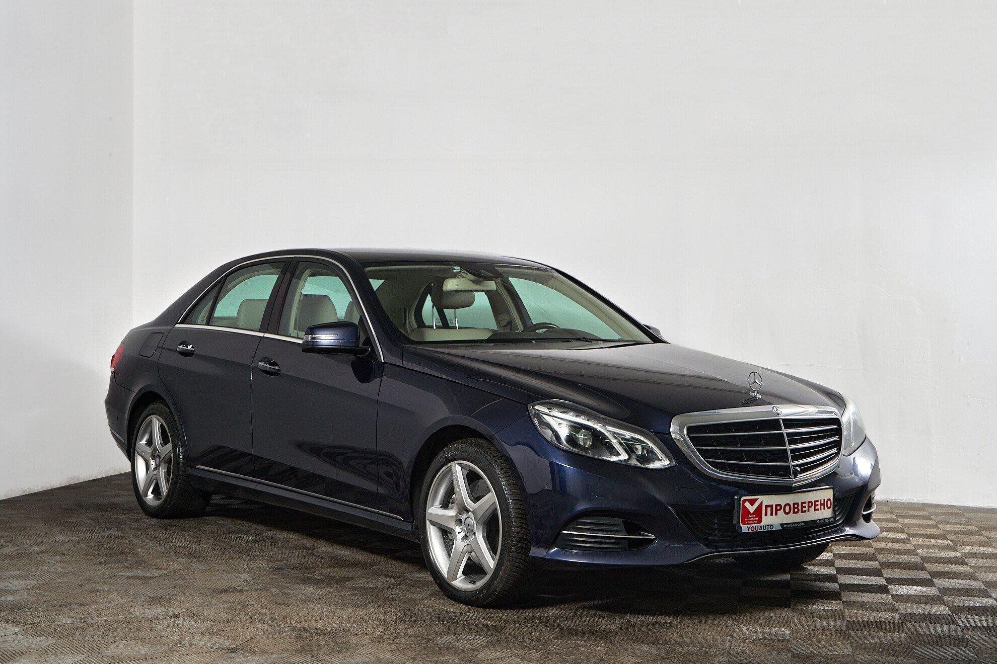 Mercedes-Benz E-Класс 2014, синий