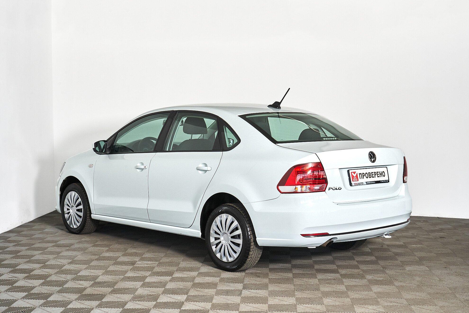 Volkswagen Polo 2017, белый