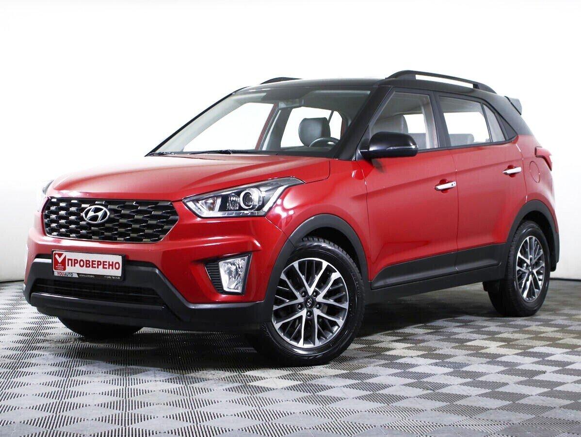Hyundai Creta 2020, красный