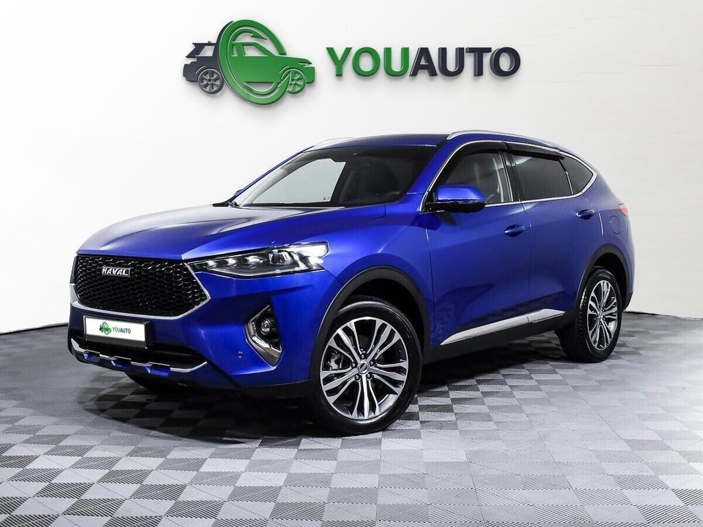 Haval F7 2021, синий