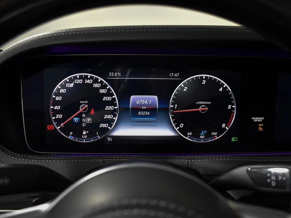 Mercedes-Benz S-Класс 2018, белый