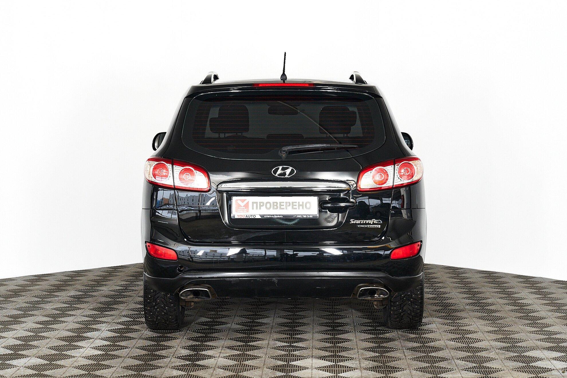 Hyundai Santa Fe 2011, черный