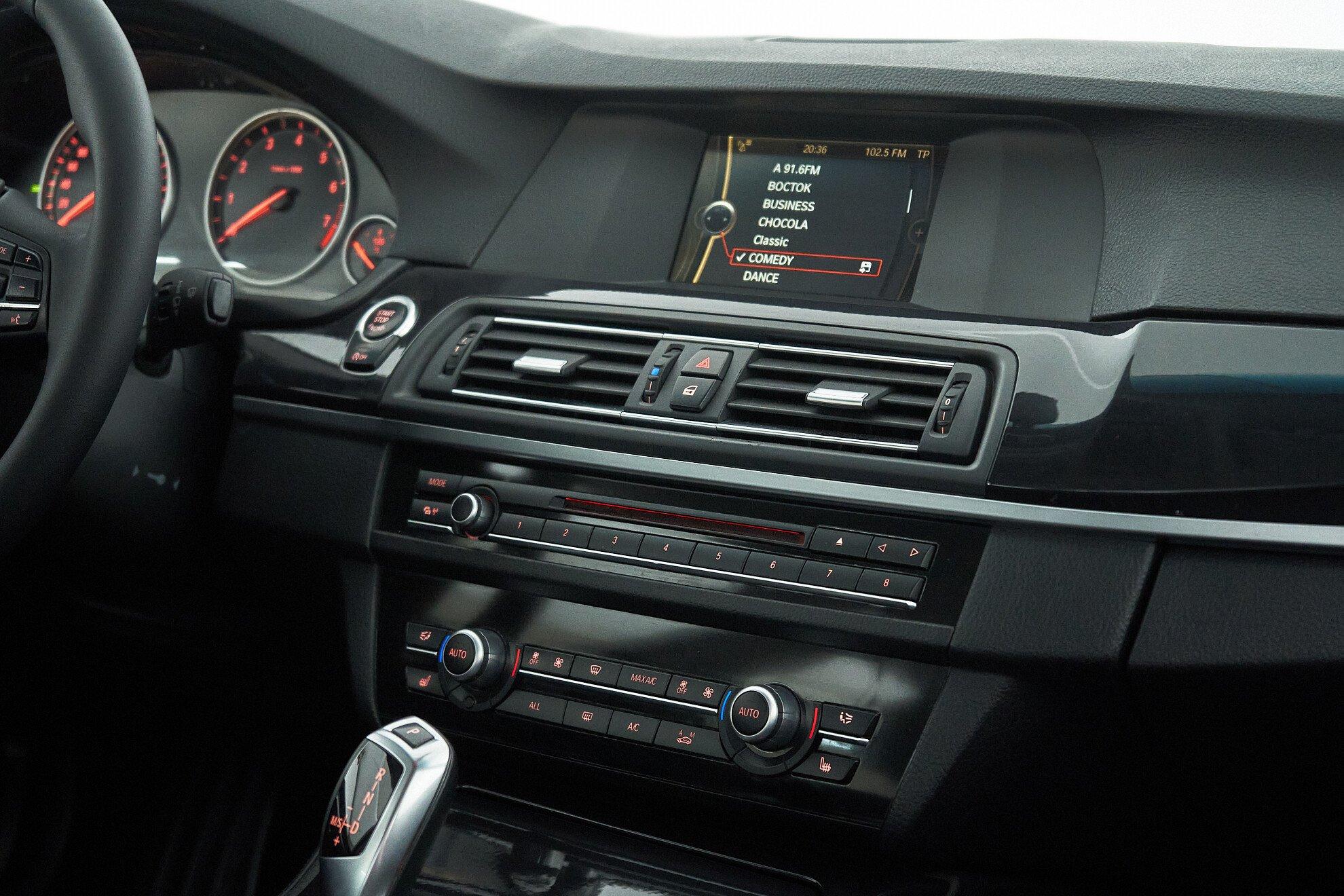 BMW 5 серии 2013, черный