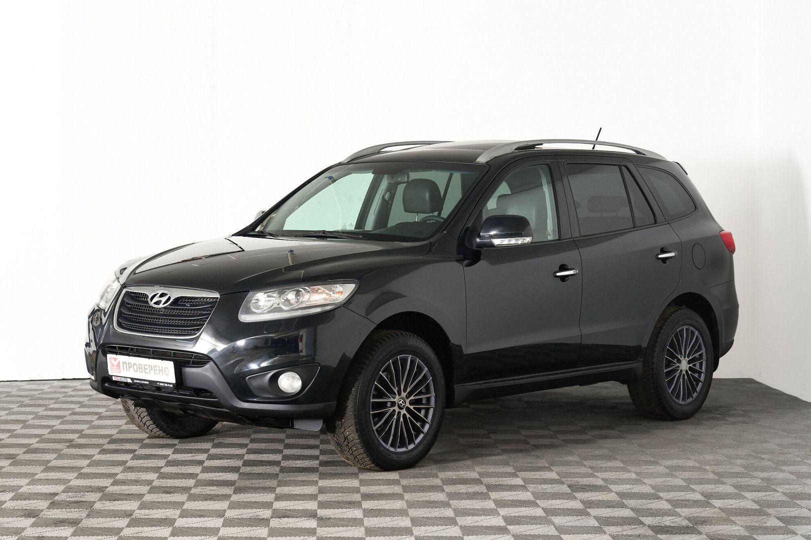 Hyundai Santa Fe 2011, черный