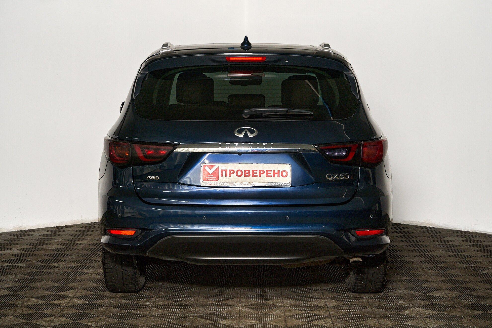 Infiniti QX60 2019, синий