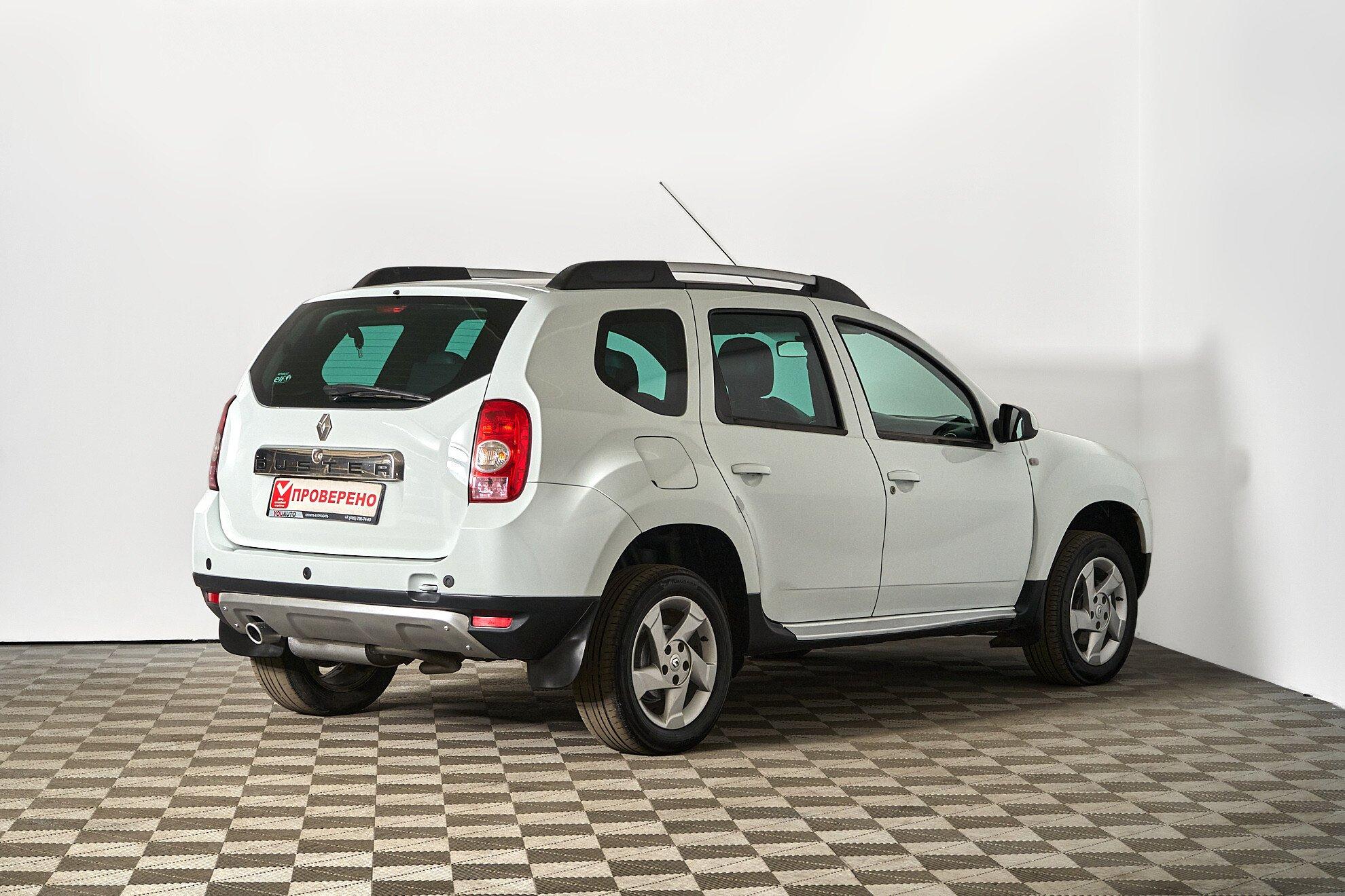 Renault Duster 2015, белый