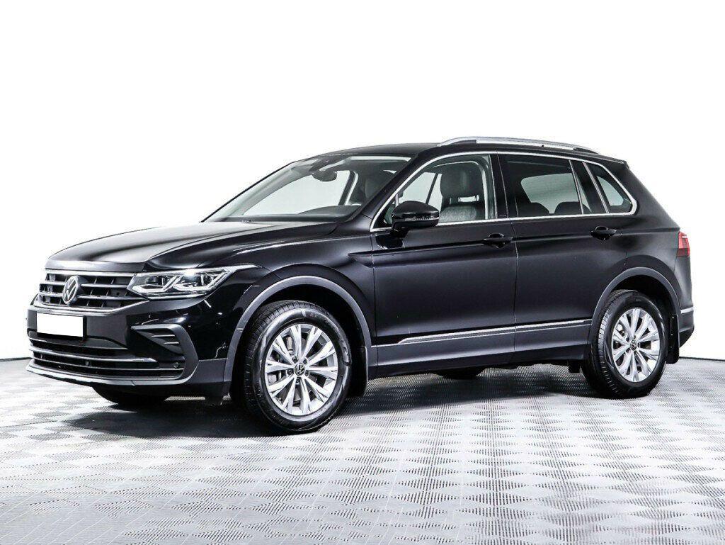 Volkswagen Tiguan 2021, черный