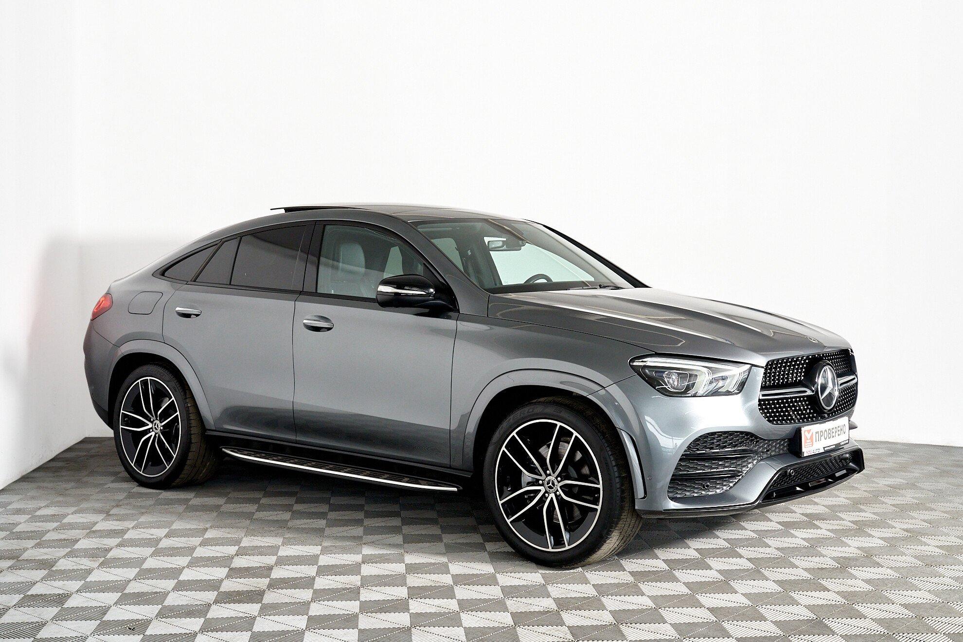 Mercedes-Benz GLE Coupe 2022, серый