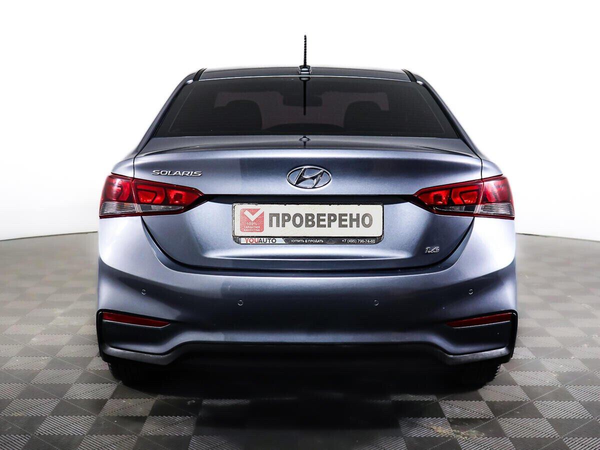 Hyundai Solaris 2019, серый