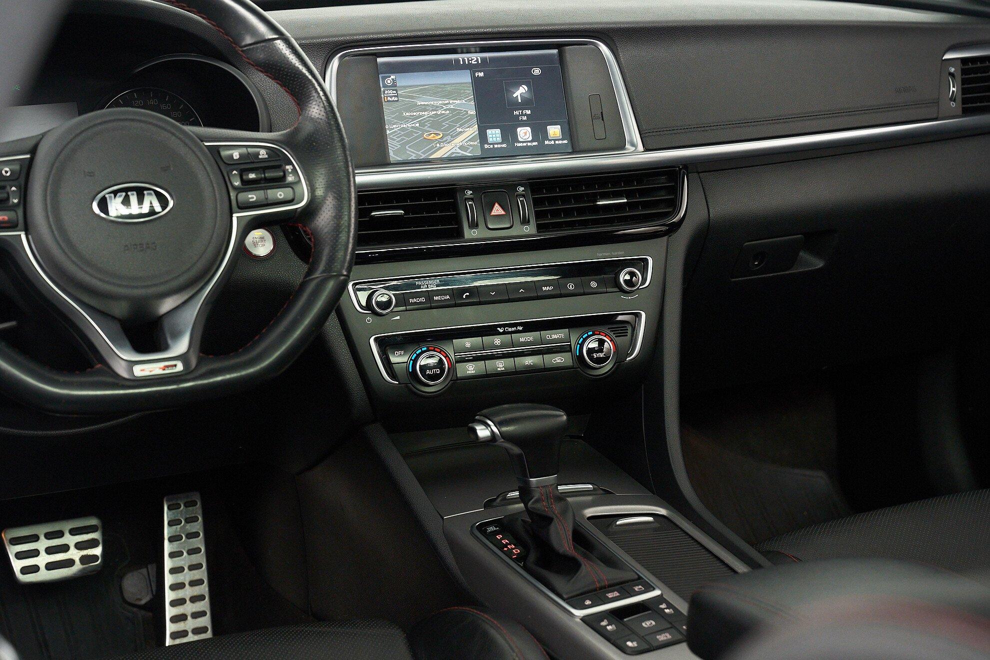 Kia Optima 2017, черный