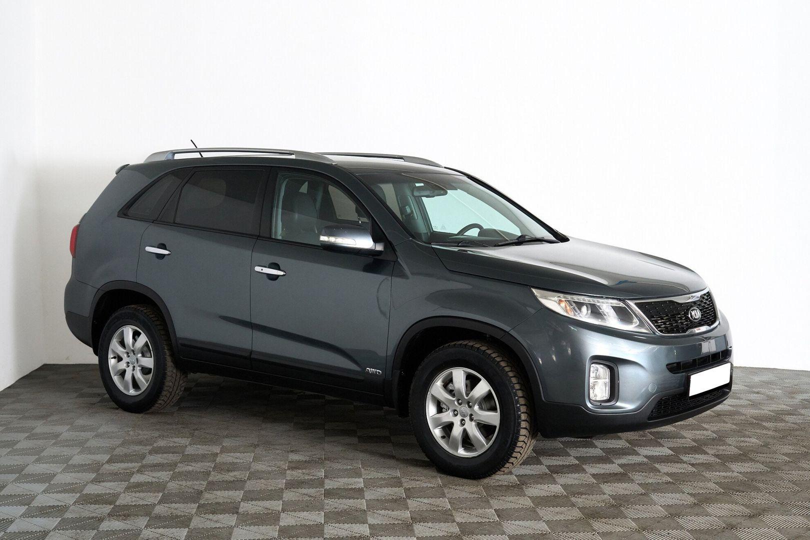 Kia Sorento 2015, зеленый