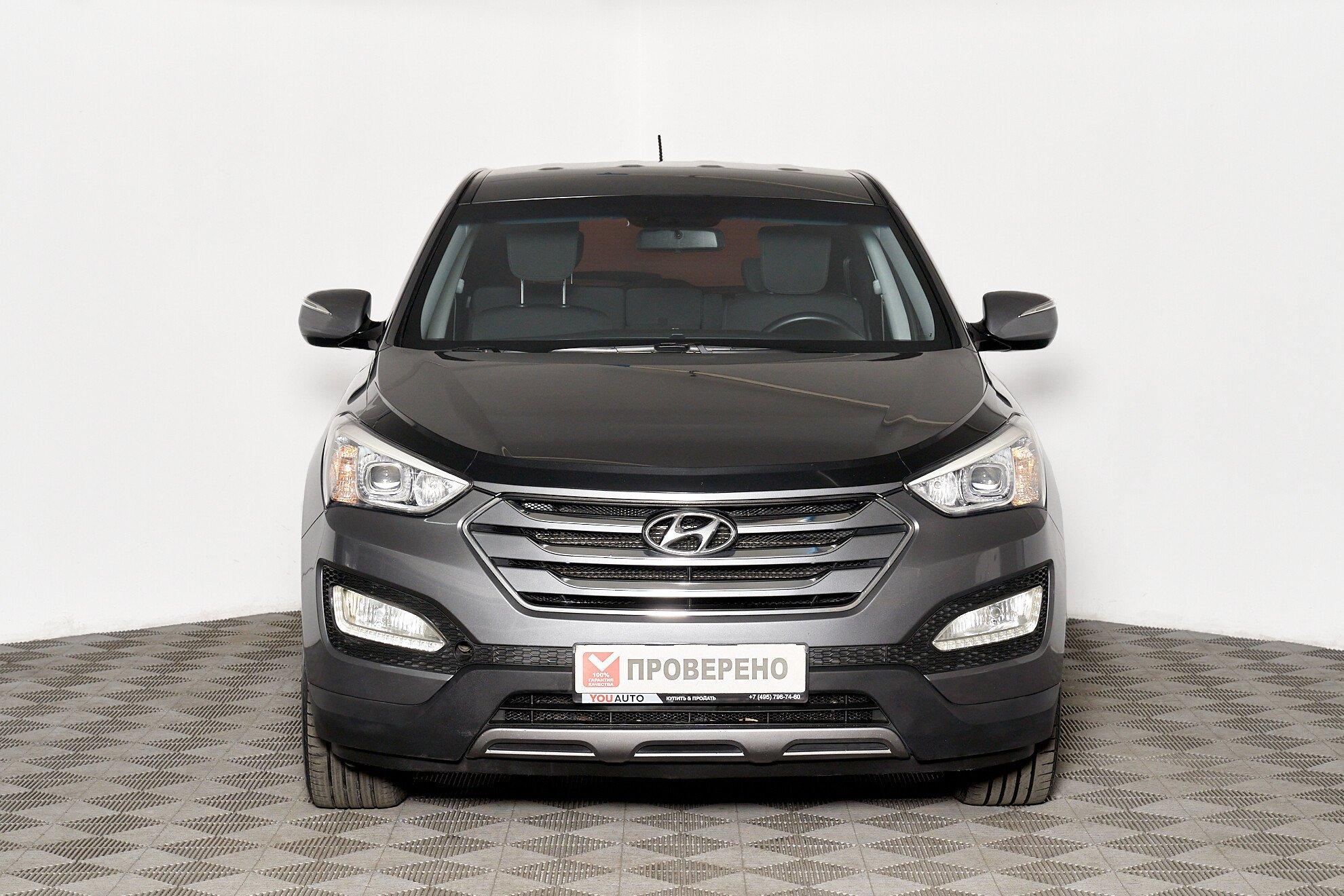 Hyundai Santa Fe 2014, серый