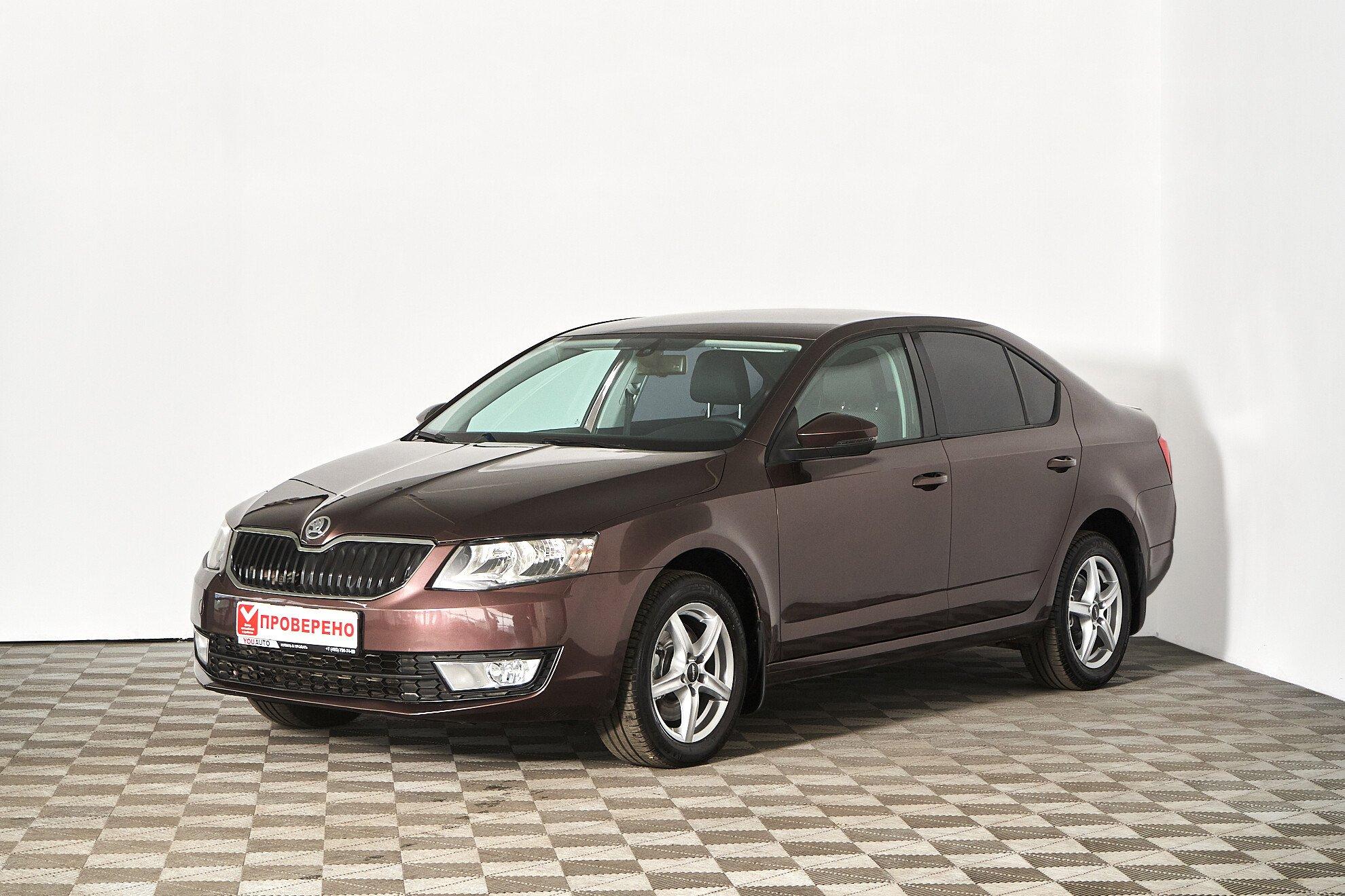 Skoda Octavia 2016, коричневый