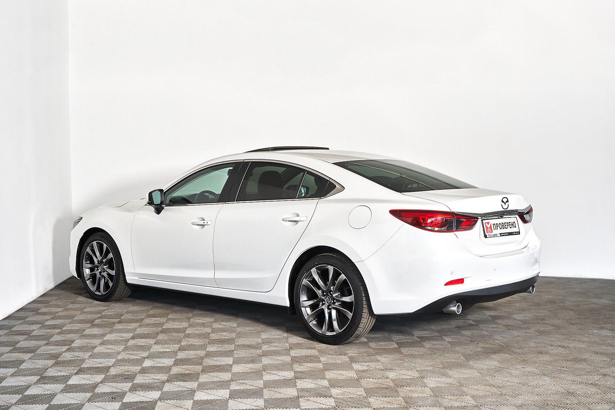 Mazda 6 2016, белый