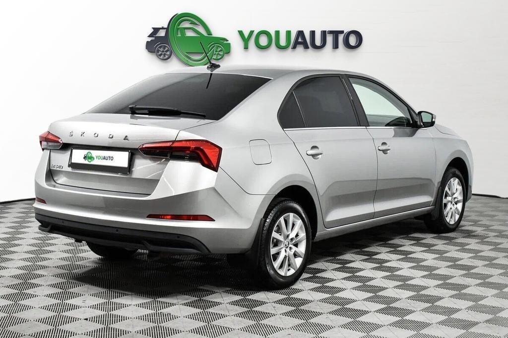 Skoda Rapid 2021, серебряный