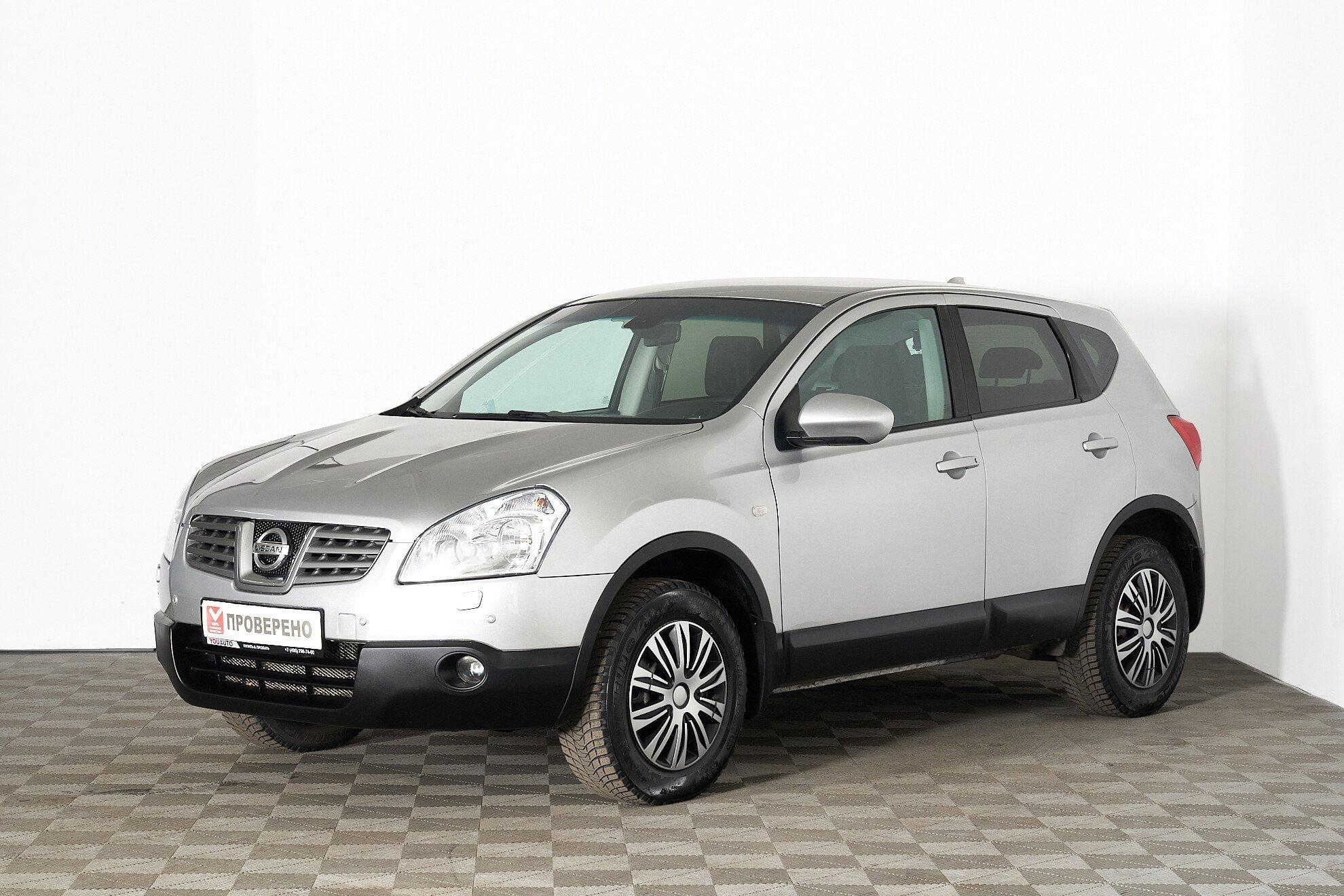 Nissan Qashqai 2009, серебряный