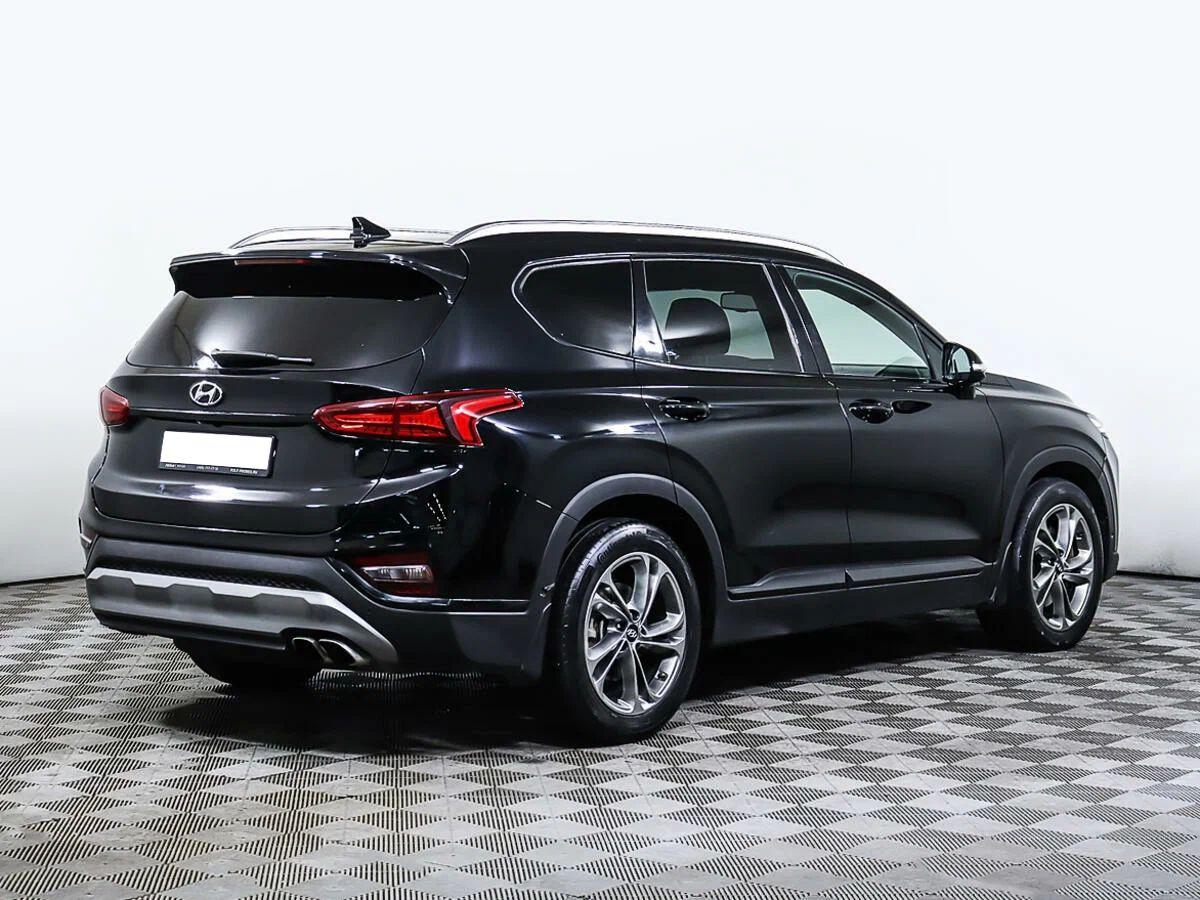 Hyundai Santa Fe 2019, черный