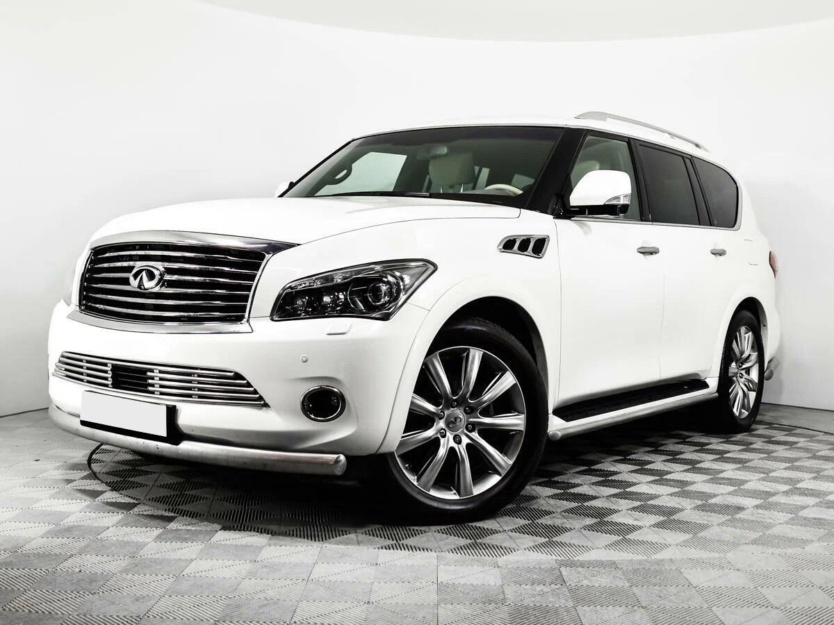 Infiniti QX56 2011, белый