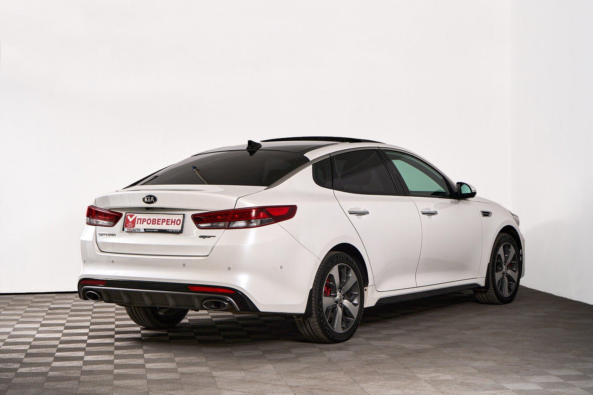 Kia Optima 2016, белый