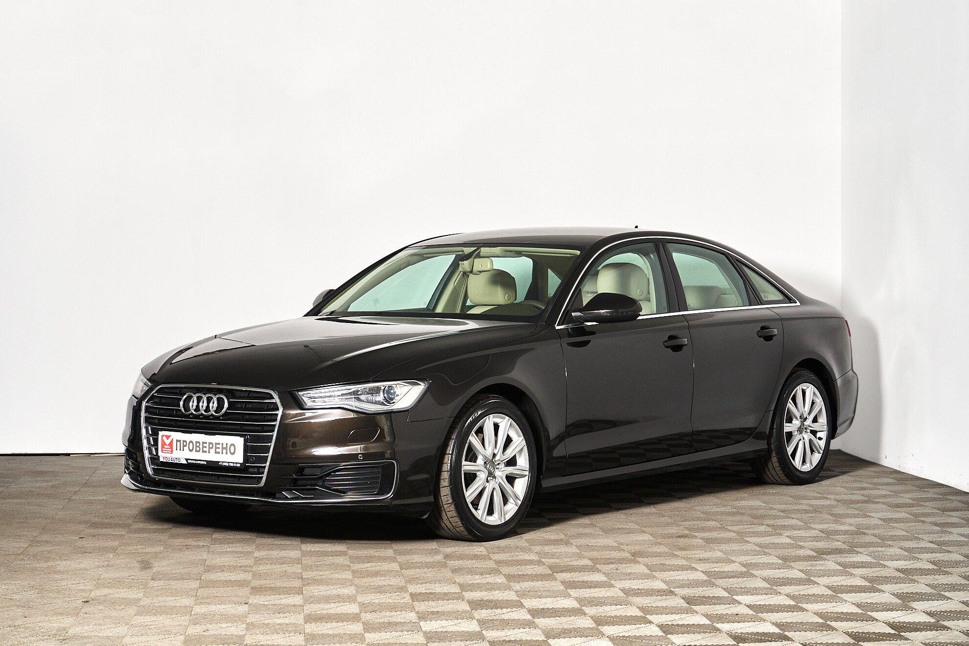 Audi A6 2017, черный