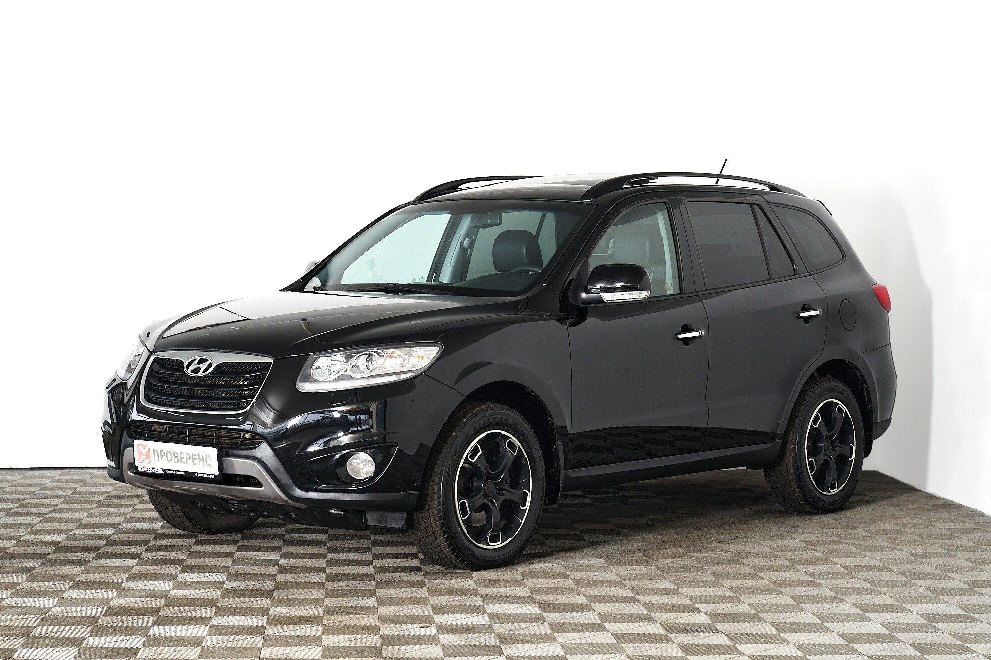 Hyundai Santa Fe 2011, черный