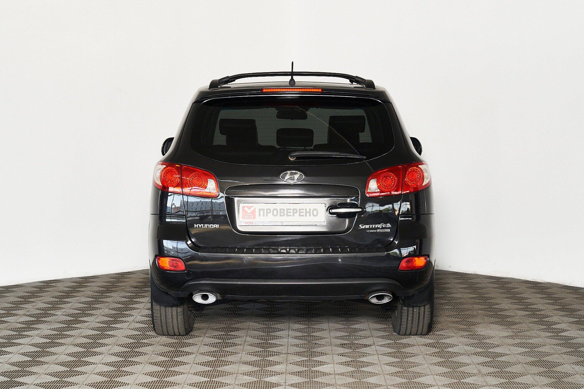 Hyundai Santa Fe 2009, черный