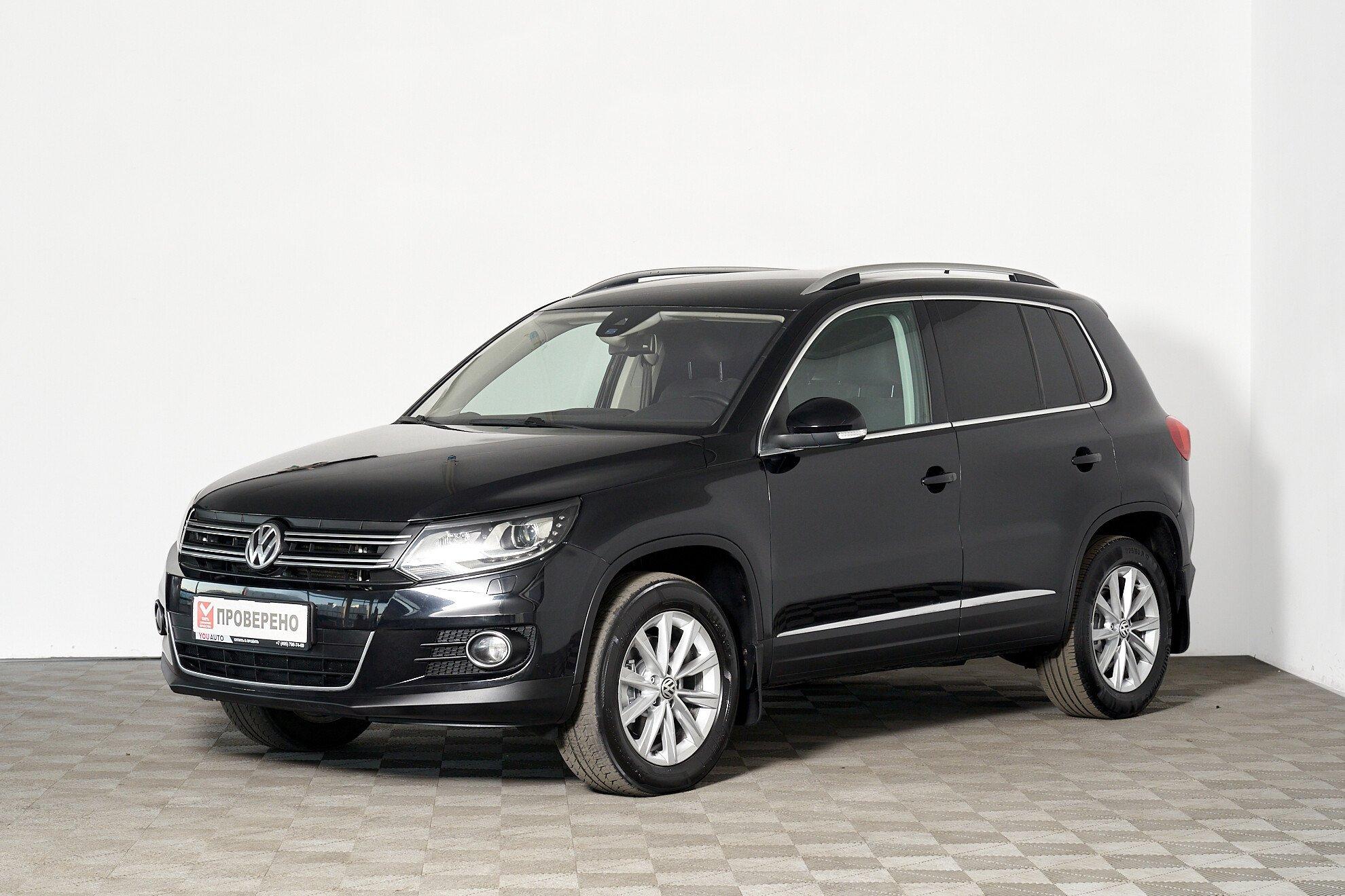 Volkswagen Tiguan 2013, черный