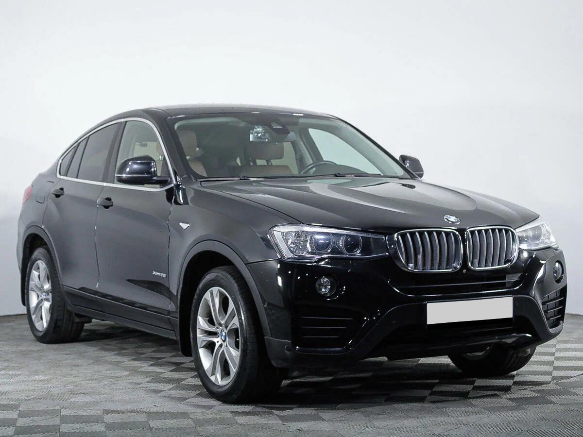 BMW X4 2017, черный