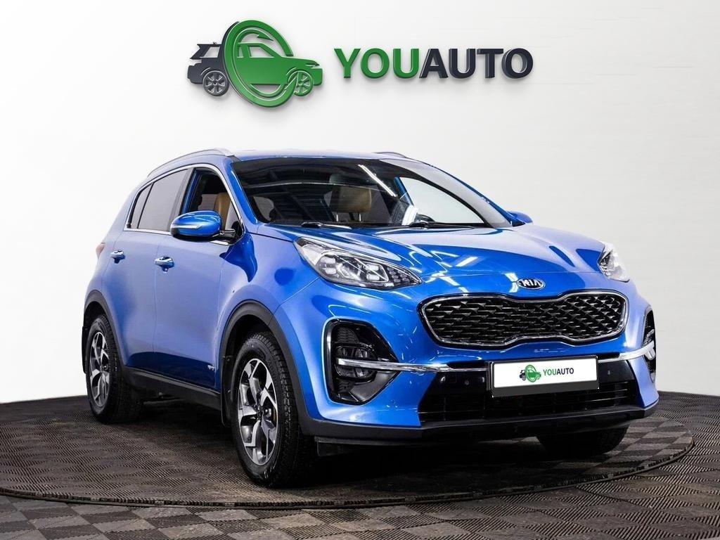 Kia Sportage 2020, голубой