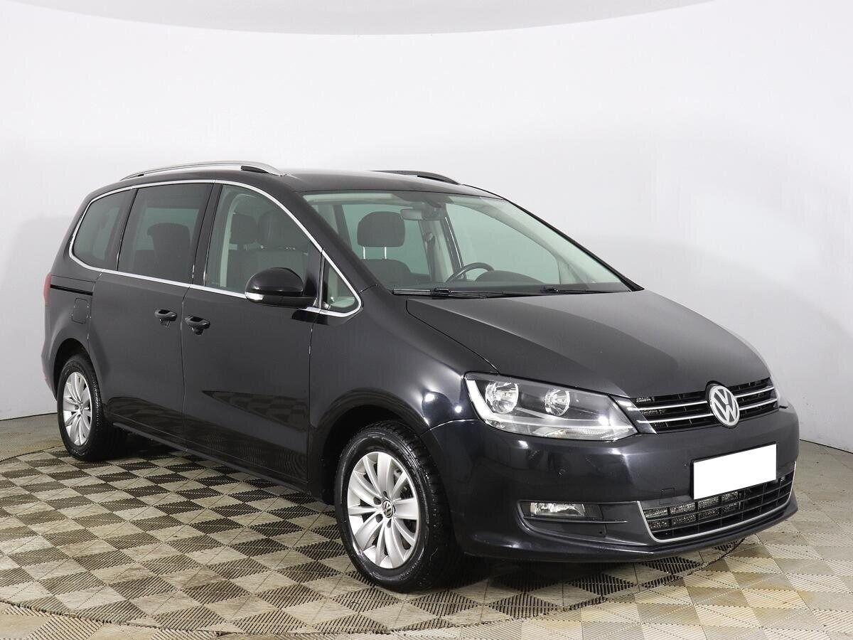 Volkswagen Sharan 2017, черный