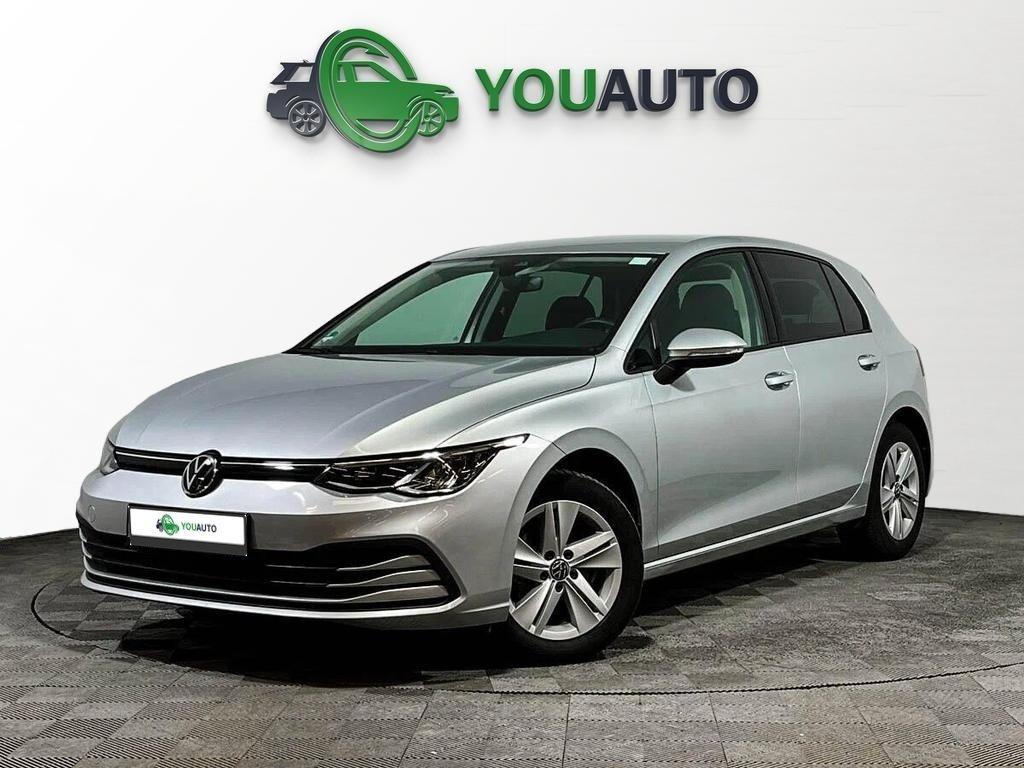 Volkswagen Golf 2020, серебряный