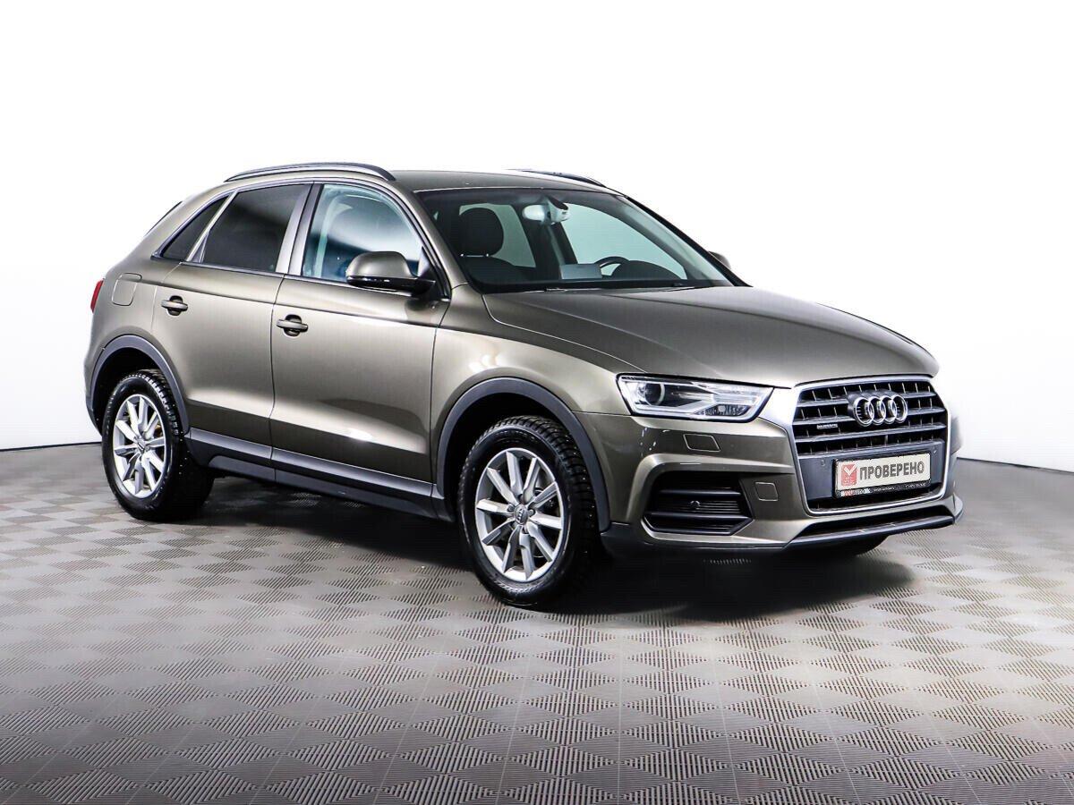 Audi Q3 2017, серебряный
