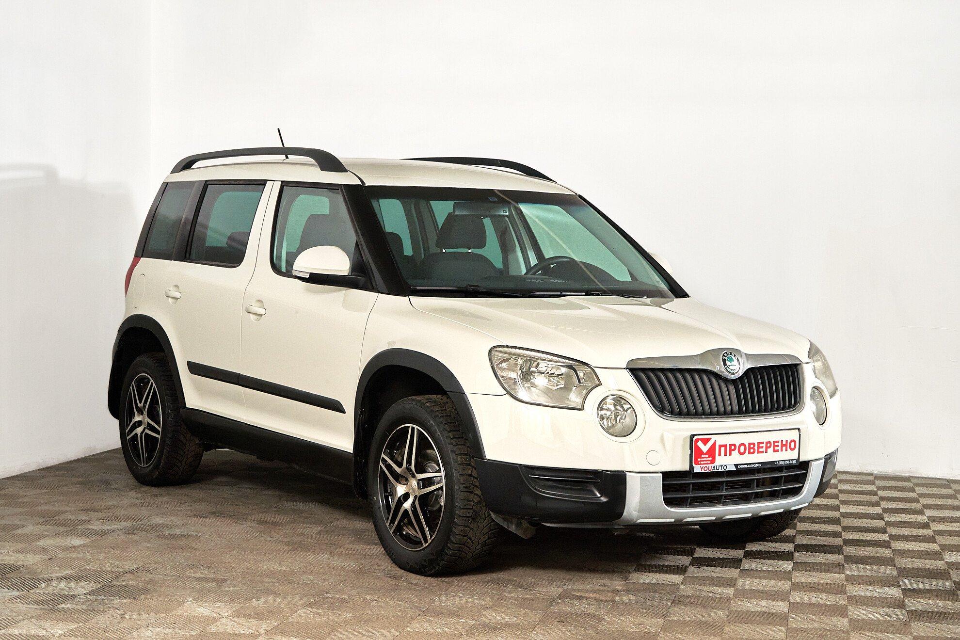 Skoda Yeti 2014, белый