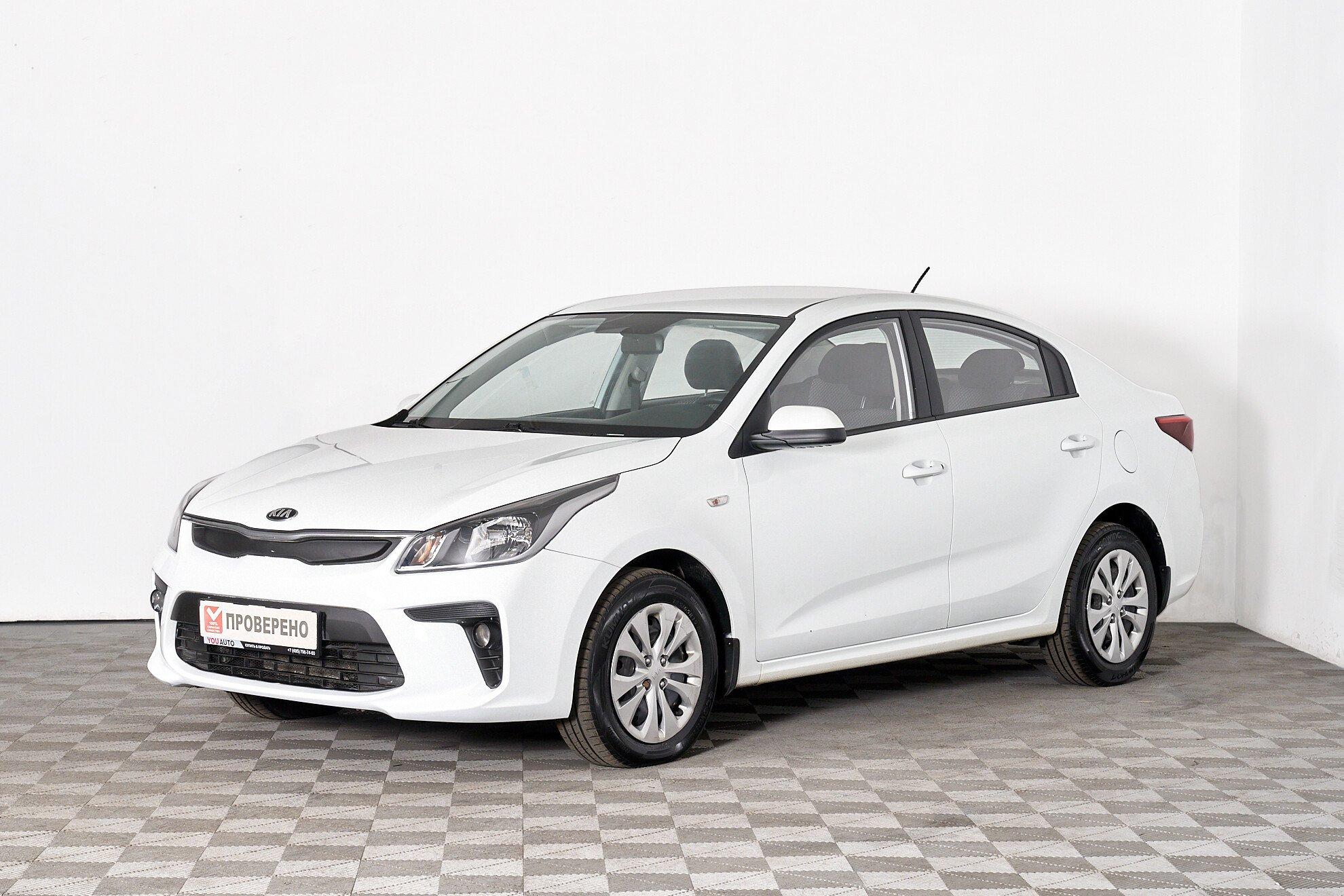 Kia Rio 2019, белый