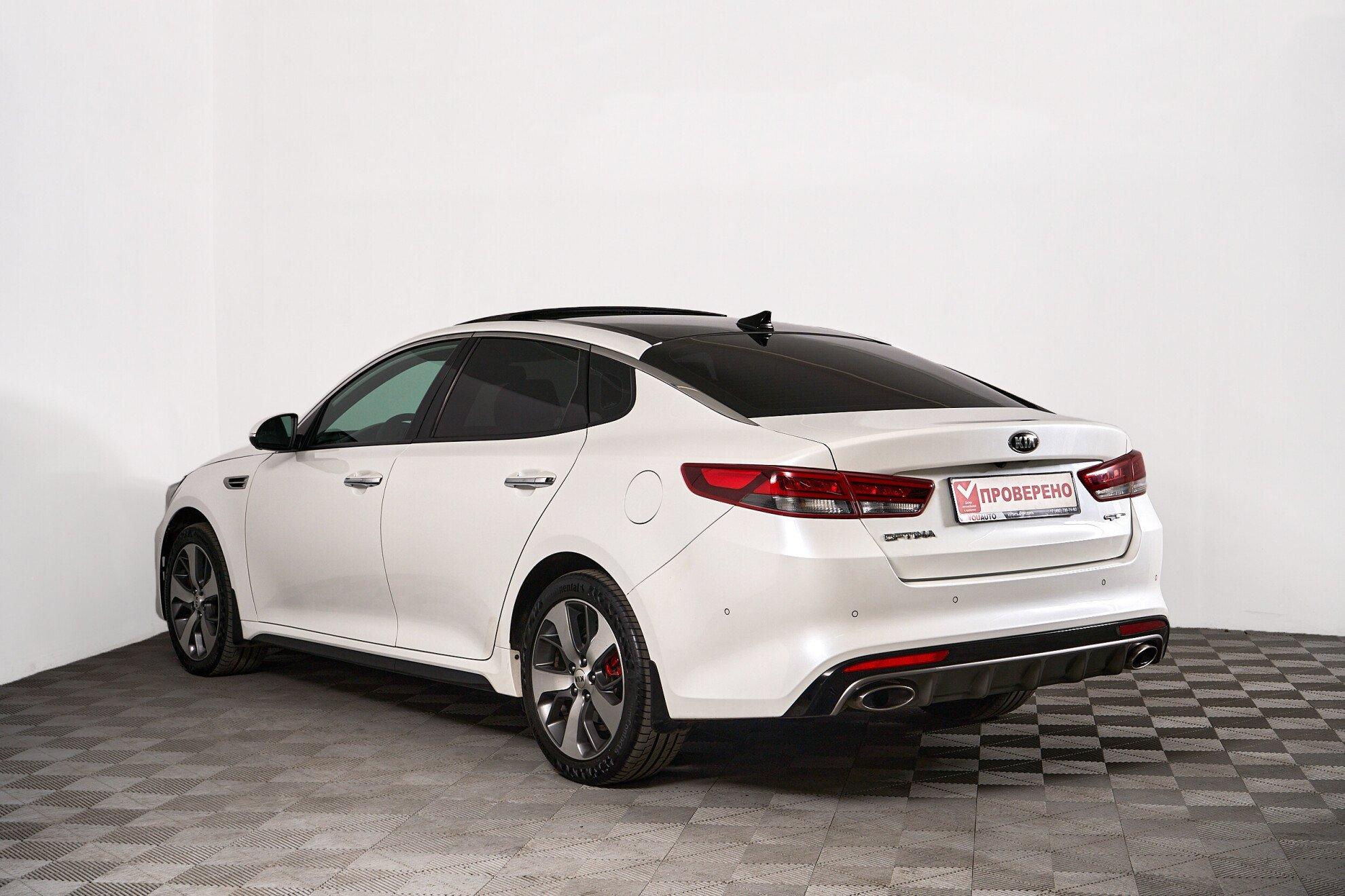 Kia Optima 2016, белый