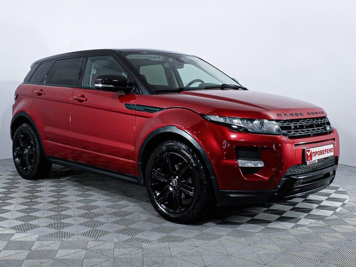 Land Rover Range Rover Evoque 2013, красный