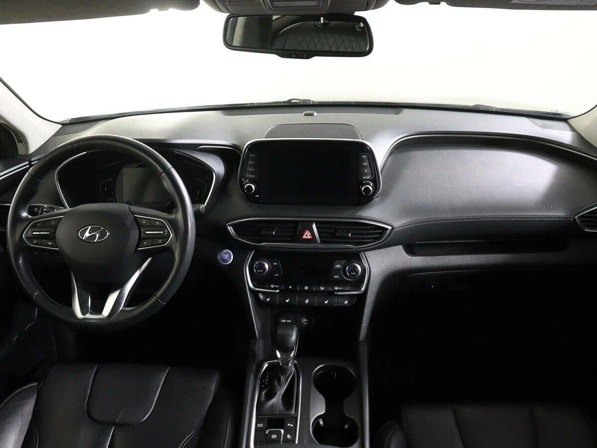 Hyundai Santa Fe 2020, черный