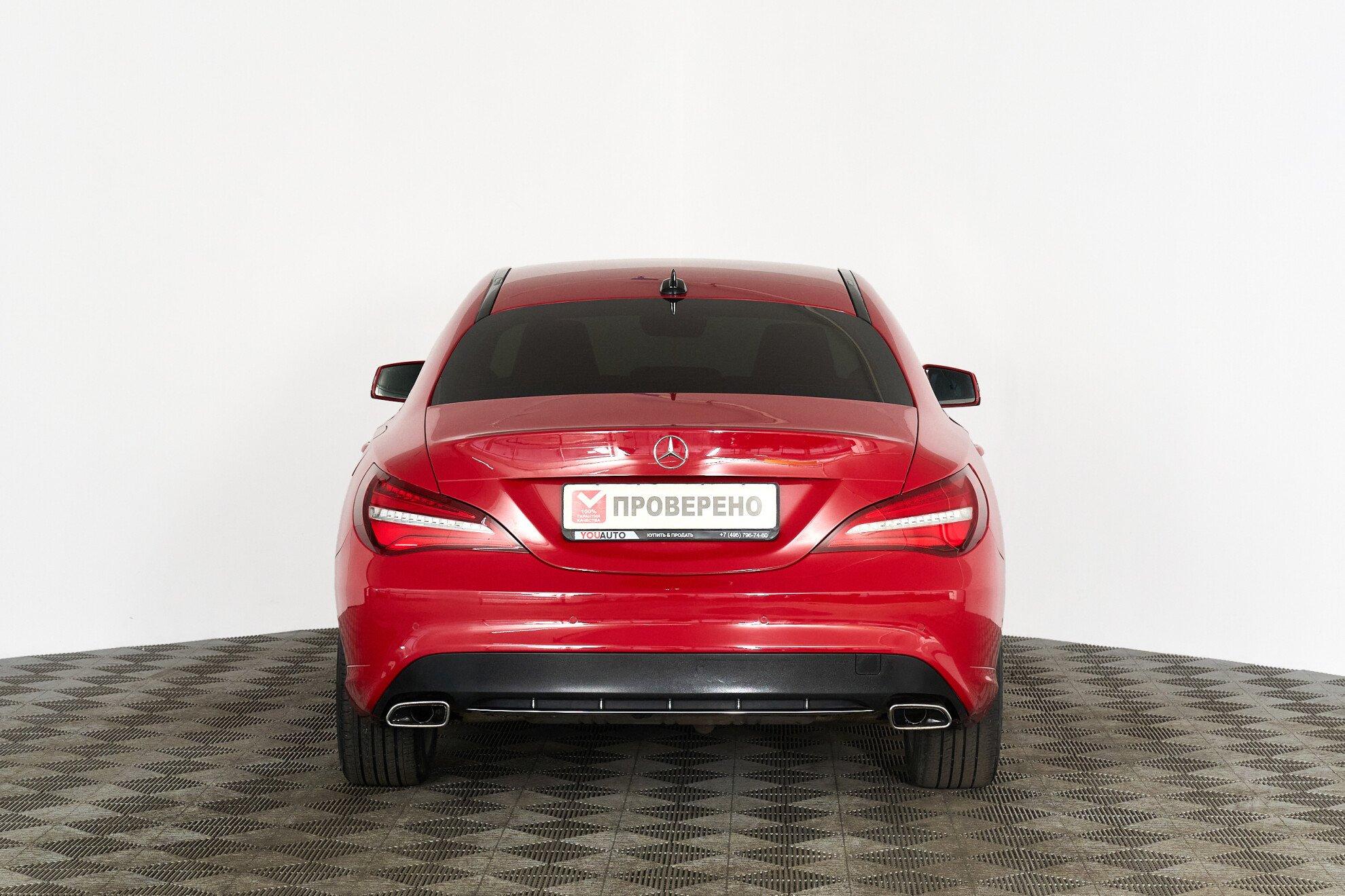 Mercedes-Benz CLA 2014, красный