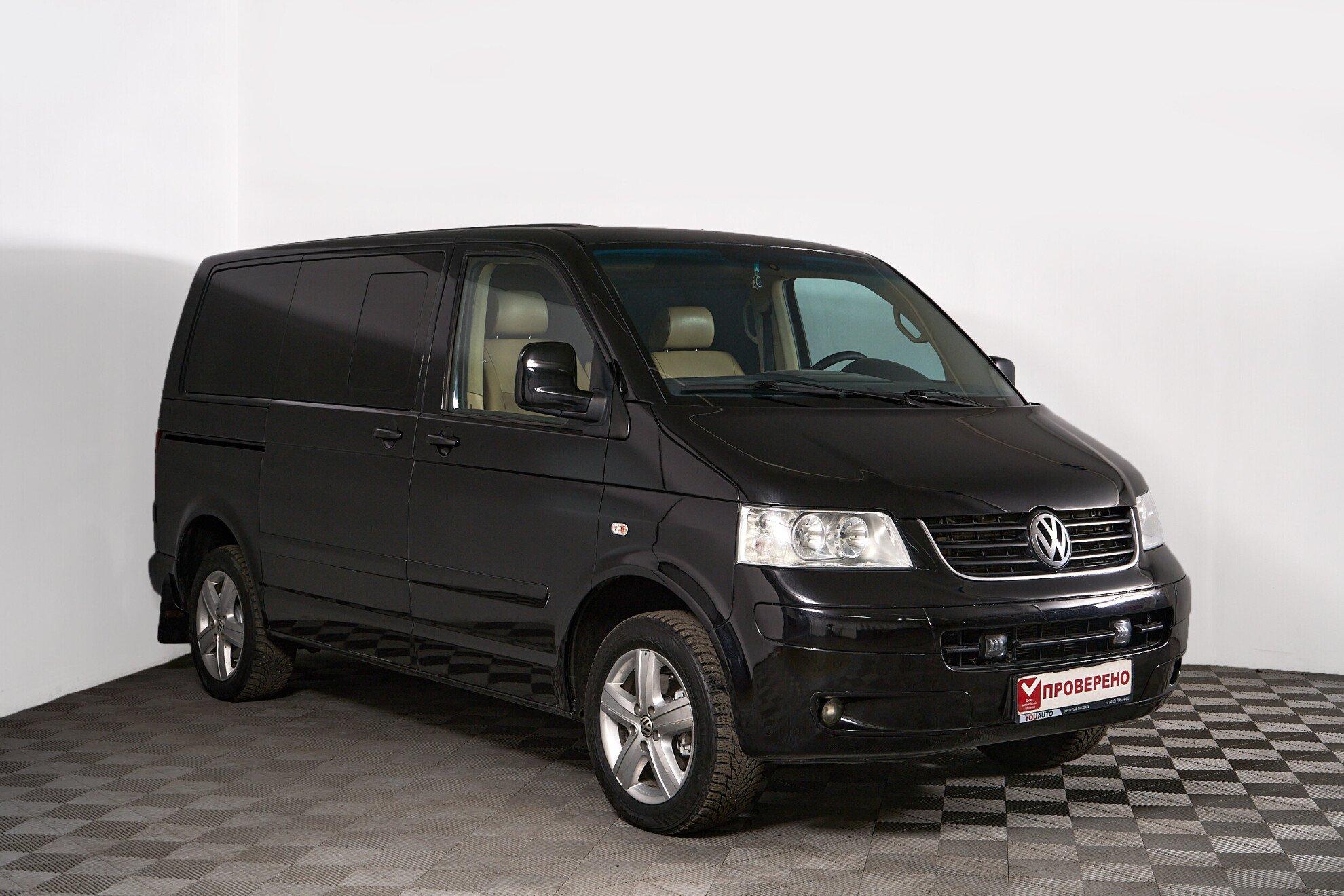 Volkswagen Multivan 2008, черный
